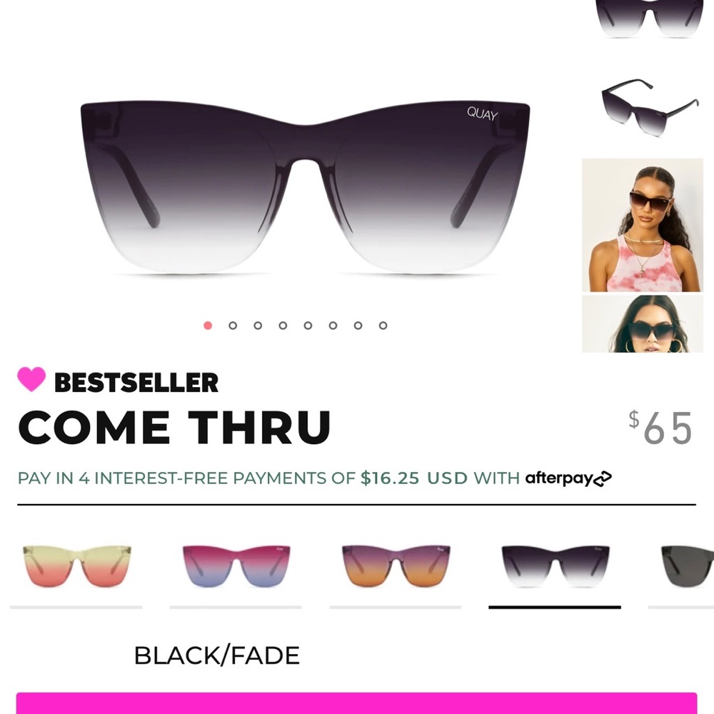 QUAY Australia Sunglasses (Style: Come Thru)